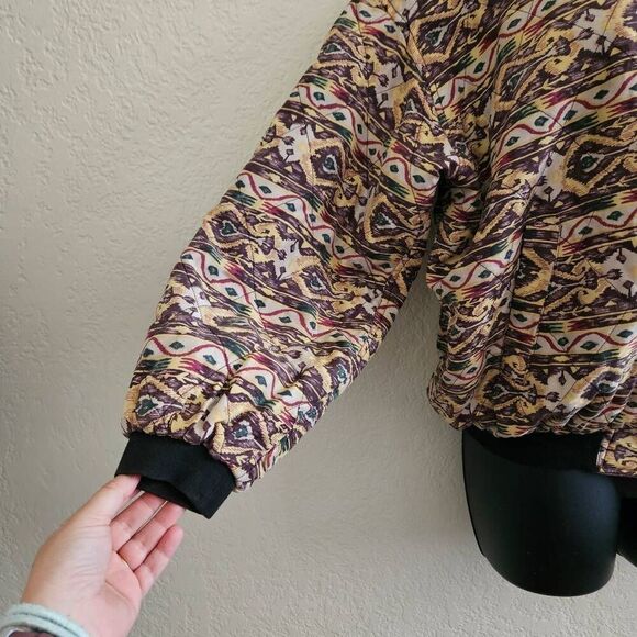 Robert Stock Vintage Southwest Geometric Bomber Jacket - Picture 3 of 8